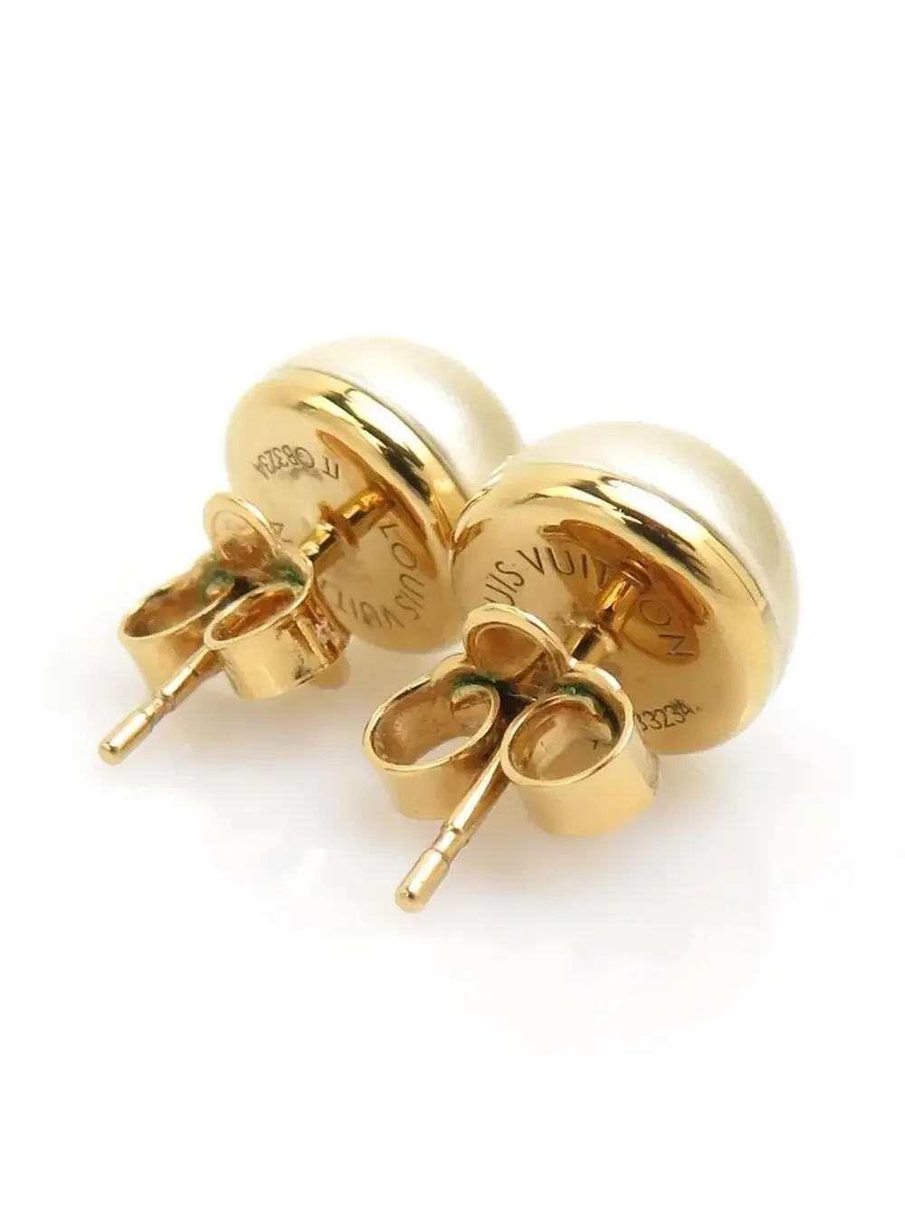 Auth Louis Vuitton Pierce Earrings #302880L37B